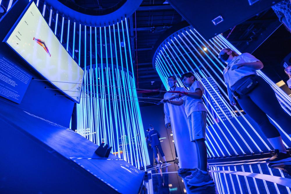 "DUBAI, 08 October 2021. Interior of Germany Pavilion, Expo 2020 Dubai. (Photo by Stuart Wilson/Expo 2020 Dubai)"