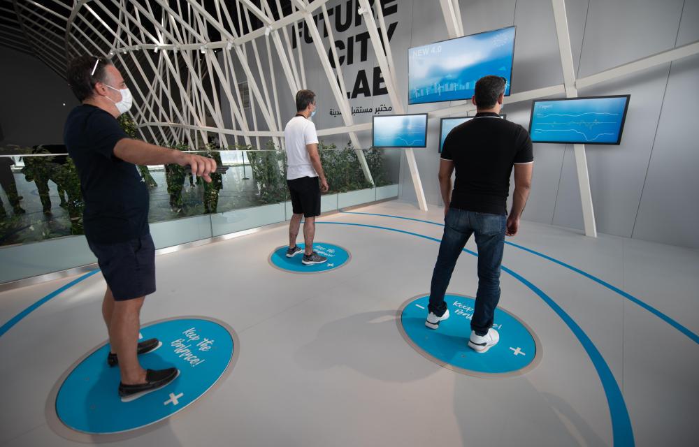 "DUBAI, 08 October 2021. Interior of Germany Pavilion, Expo 2020 Dubai. (Photo by Stuart Wilson/Expo 2020 Dubai)"