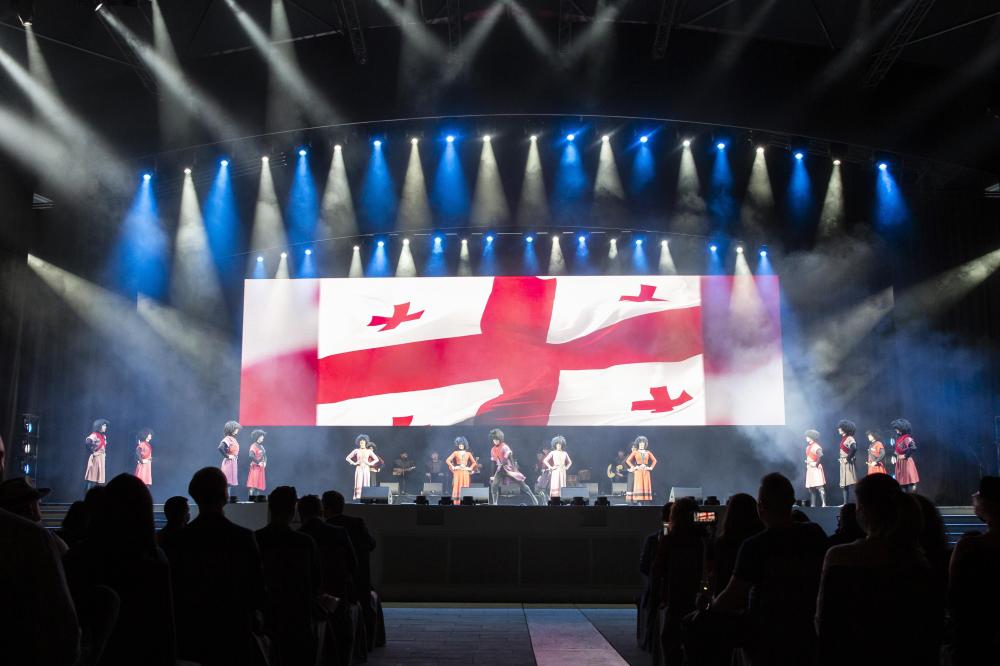"DUBAI, 29 December 2021. Georgia Gala Concert at Dubai Millennium Amphitheatre, Expo 2020 Dubai. (Photo by Isaac Lawrence/Expo 2020 Dubai)"