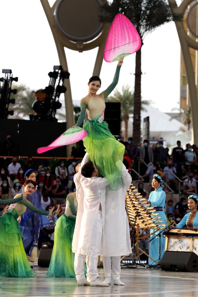 "احتفال العيد الوطني لفيتنام في اكسبو 2020 دبي| تصوير- سالم خميس"