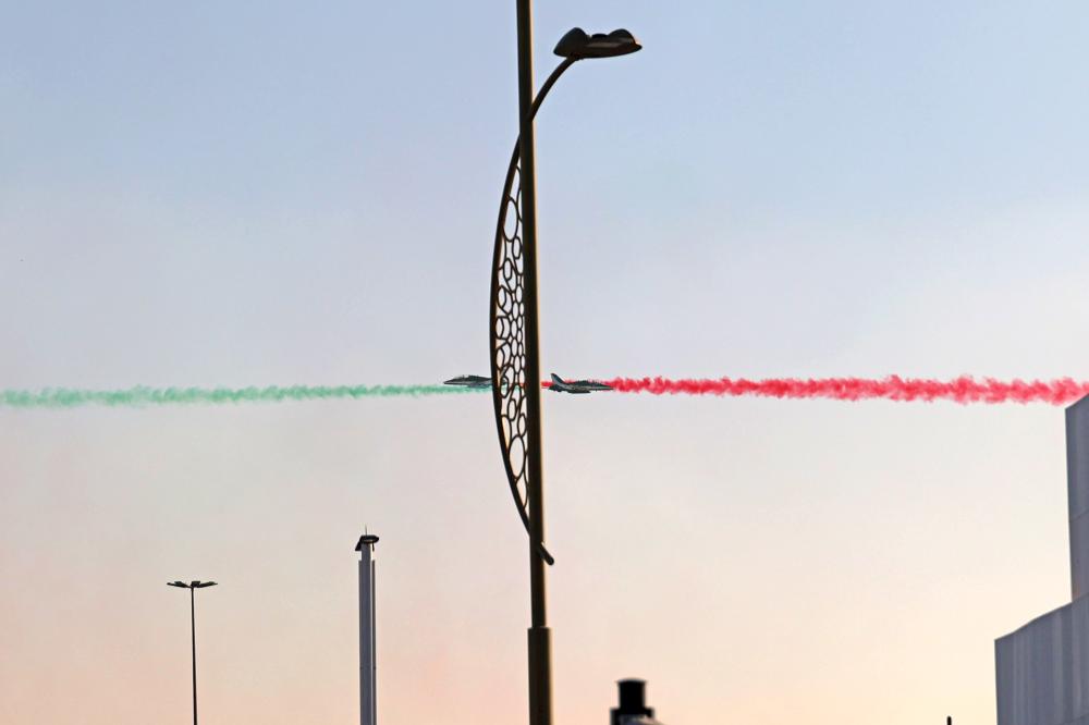 "تصوير بروفة للعرض الطيران يوم السعودي في اكسبو 2020.يناير2022.6.تصوير/ ابراهيم صادق"