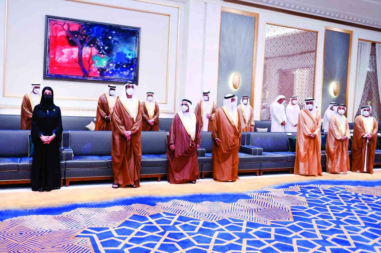 "ريم الهاشمي وشخبوط بن نهيان وعبدالله البسطي ومطر الطاير والحضور"