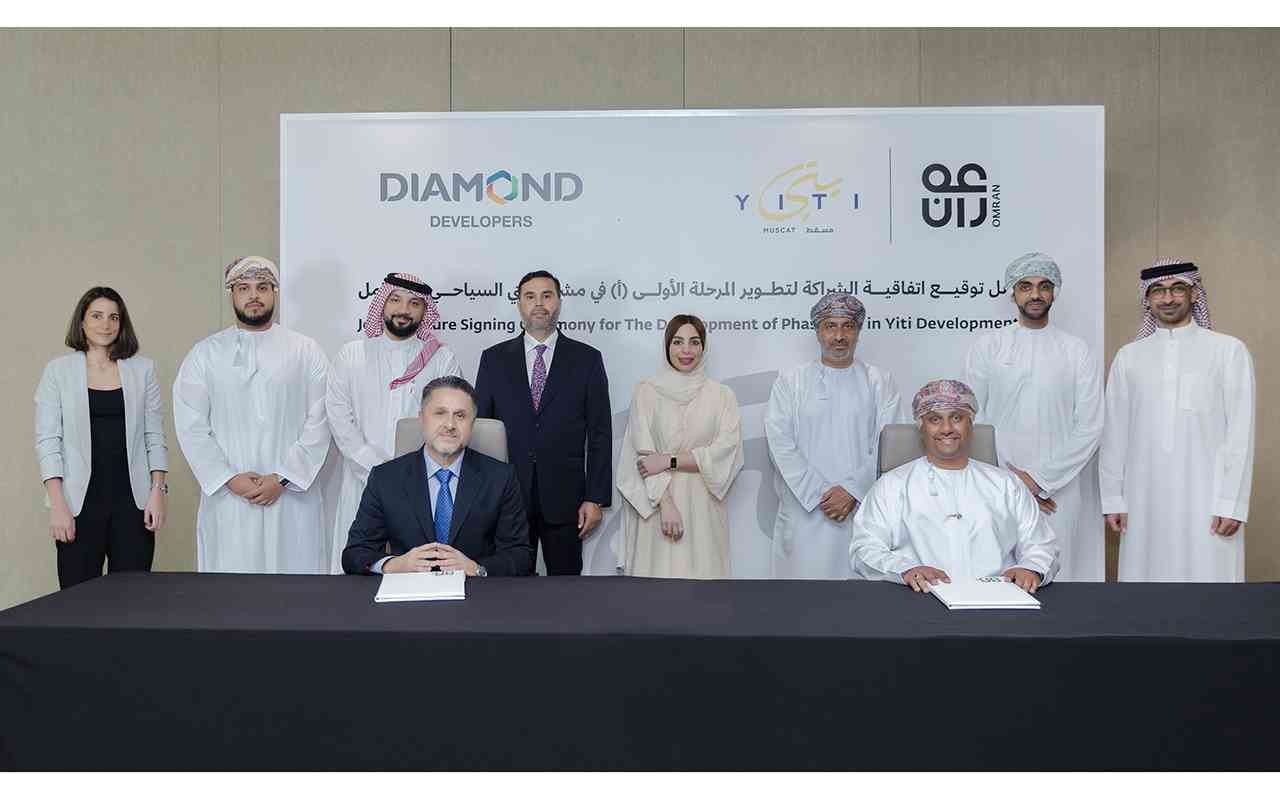 «دايموند للتطوير العقاري» توقع اتفاقية شراكة مع الشركة العمانية للتنمية السياحية