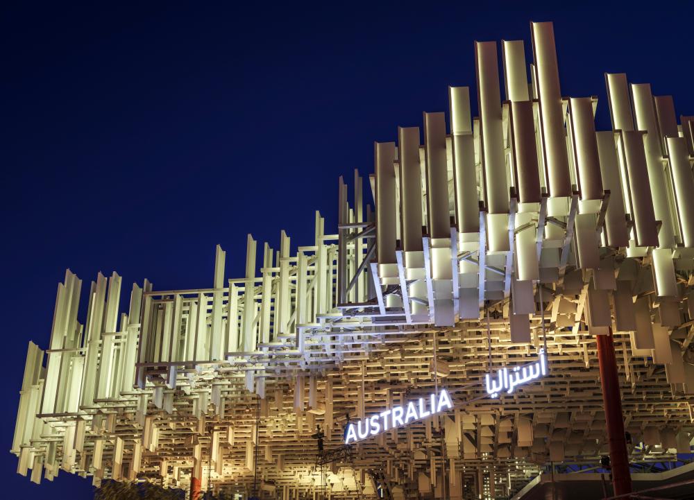 "DUBAI, 15 September 2021. Australia Pavilion, Expo 2020 Dubai. (Photo by Dany Eid/Expo 2020 Dubai)"
