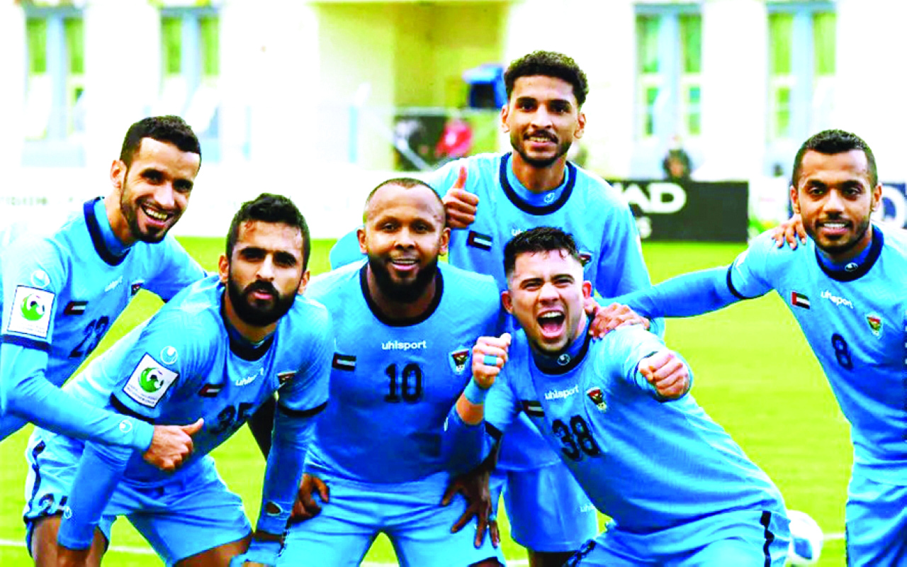 "فرحة نجوم مصر بالفوز على المغرب | أ.ف.ب"