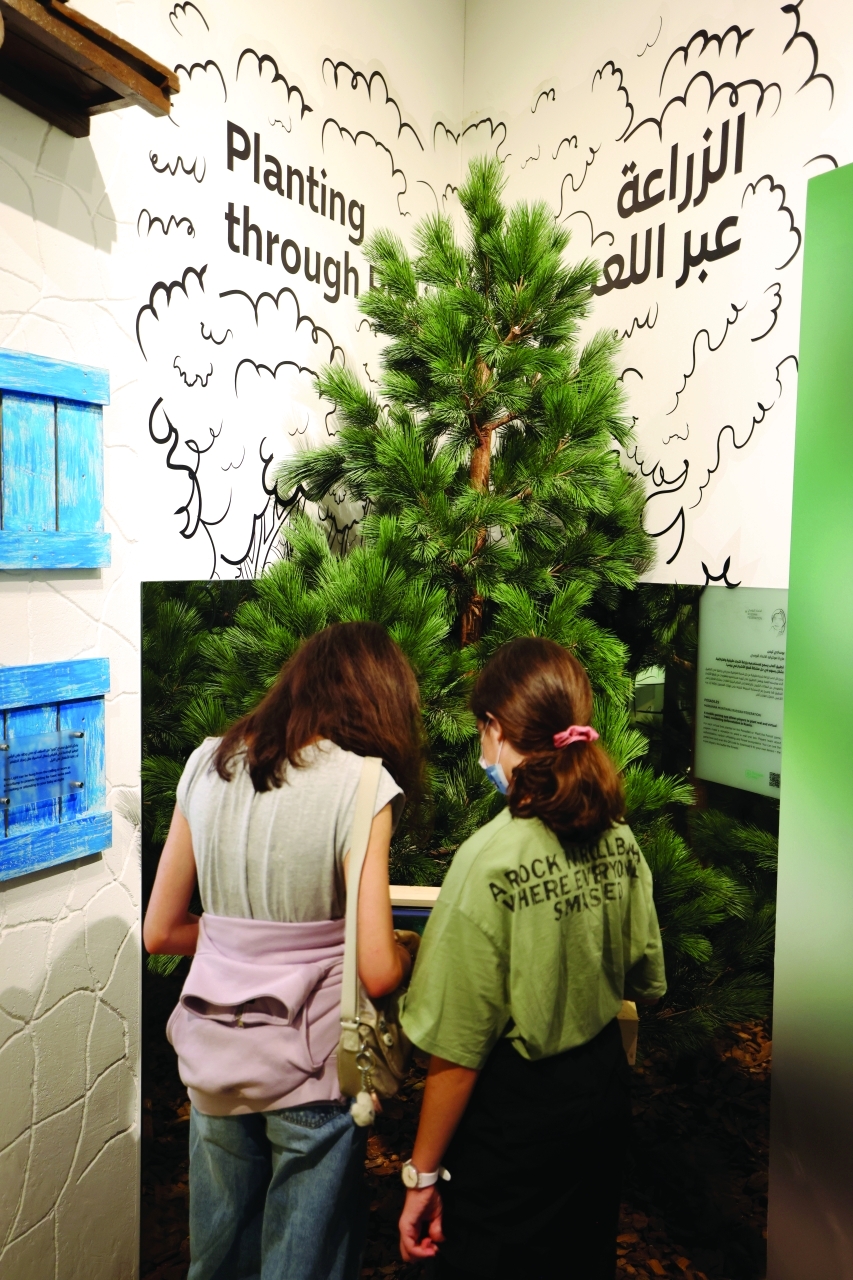 "مشروع تطبيق اللعب الزراعي في إكسبو لايف | تصوير:  سالم خميس"