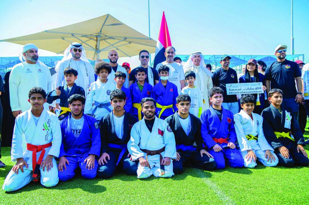 "حضور مميز لاتحاد الإمارات للجوجيتسو في فعالية المشي بأجنحة إكسبو 2020 دبي"