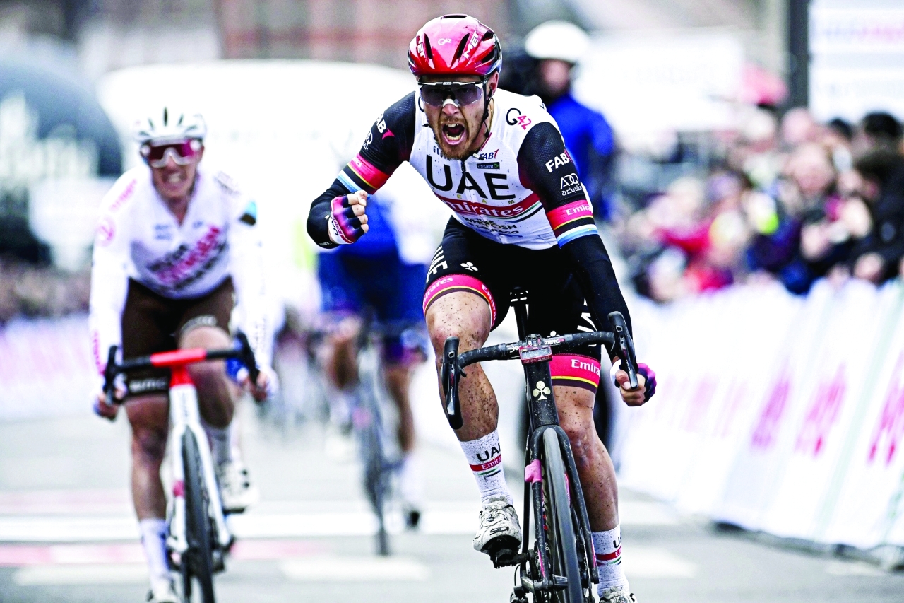 "ماتيو ترينتين لحظة الوصول إلى خط النهاية | وام"