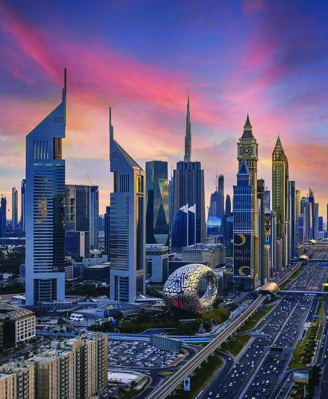 صروح دبي.. إبداع هندسي يمزج الثقافة بحسن الضيافة