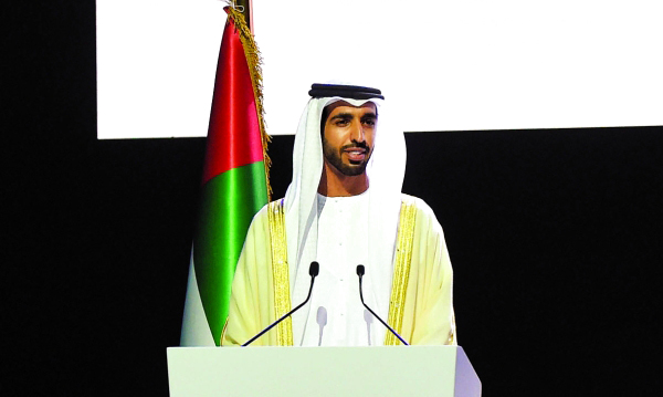 "» شخبوط بن نهيان يلقي كلمة خلال الحفل"