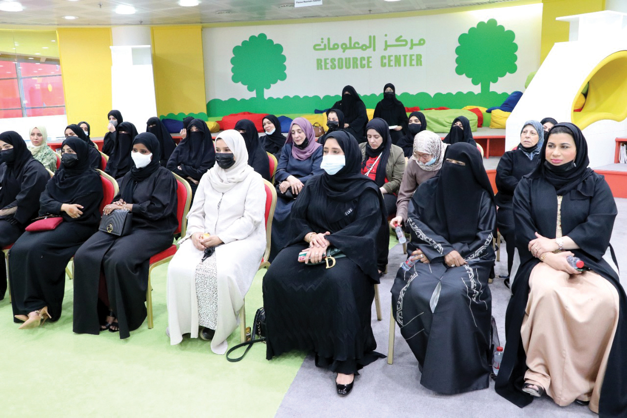 "جانب من فعالية «فن النهوض» في دبي | من المصدر"