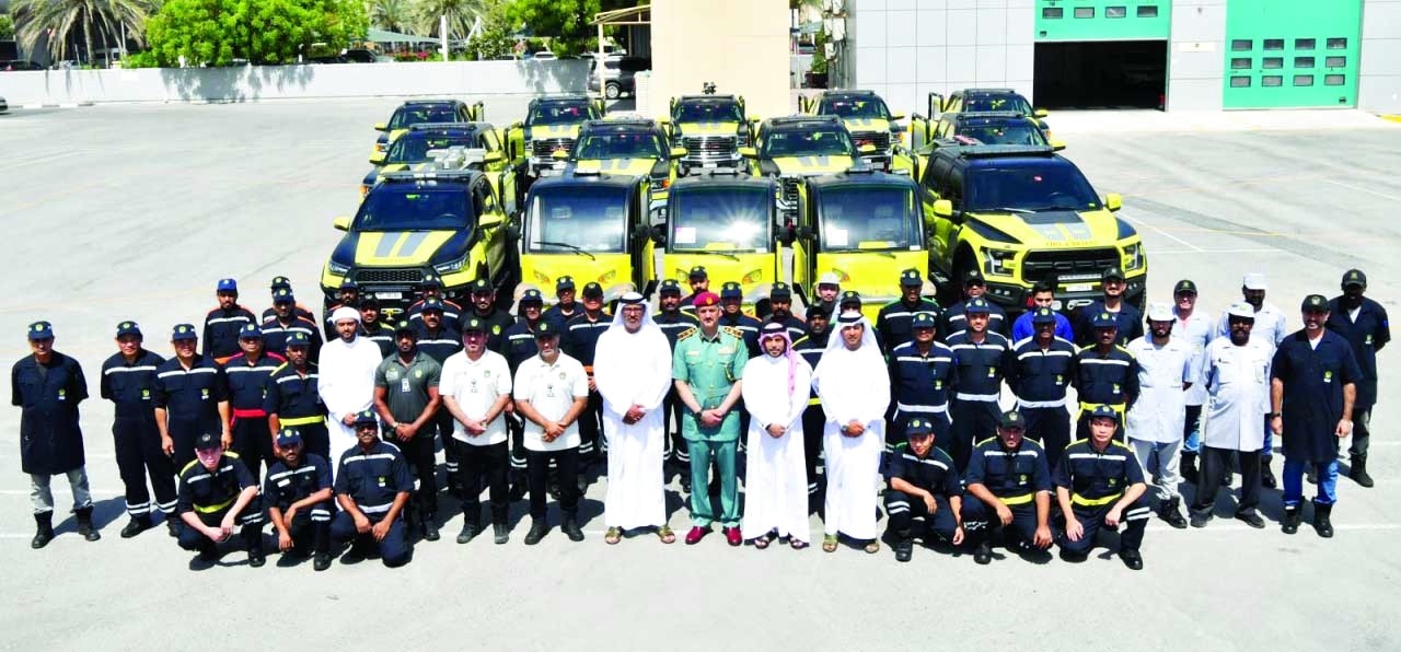 «دفاع مدني دبي» يدشن 18 مركبة إطفاء وإنقاذ