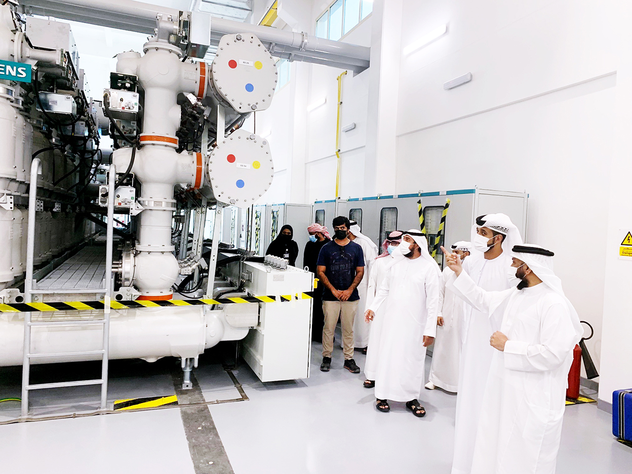 "جانب من مشاريع الطاقة التي تم تنفيذها وتطويرها ــ من المصدر"