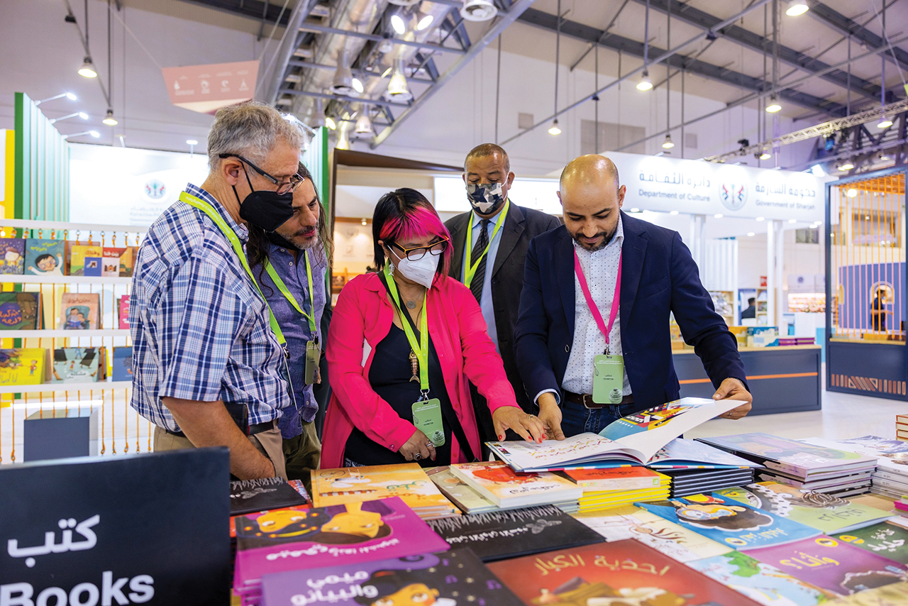 "الوفد المكسيكي خلال زيارتهم للمهرجان"