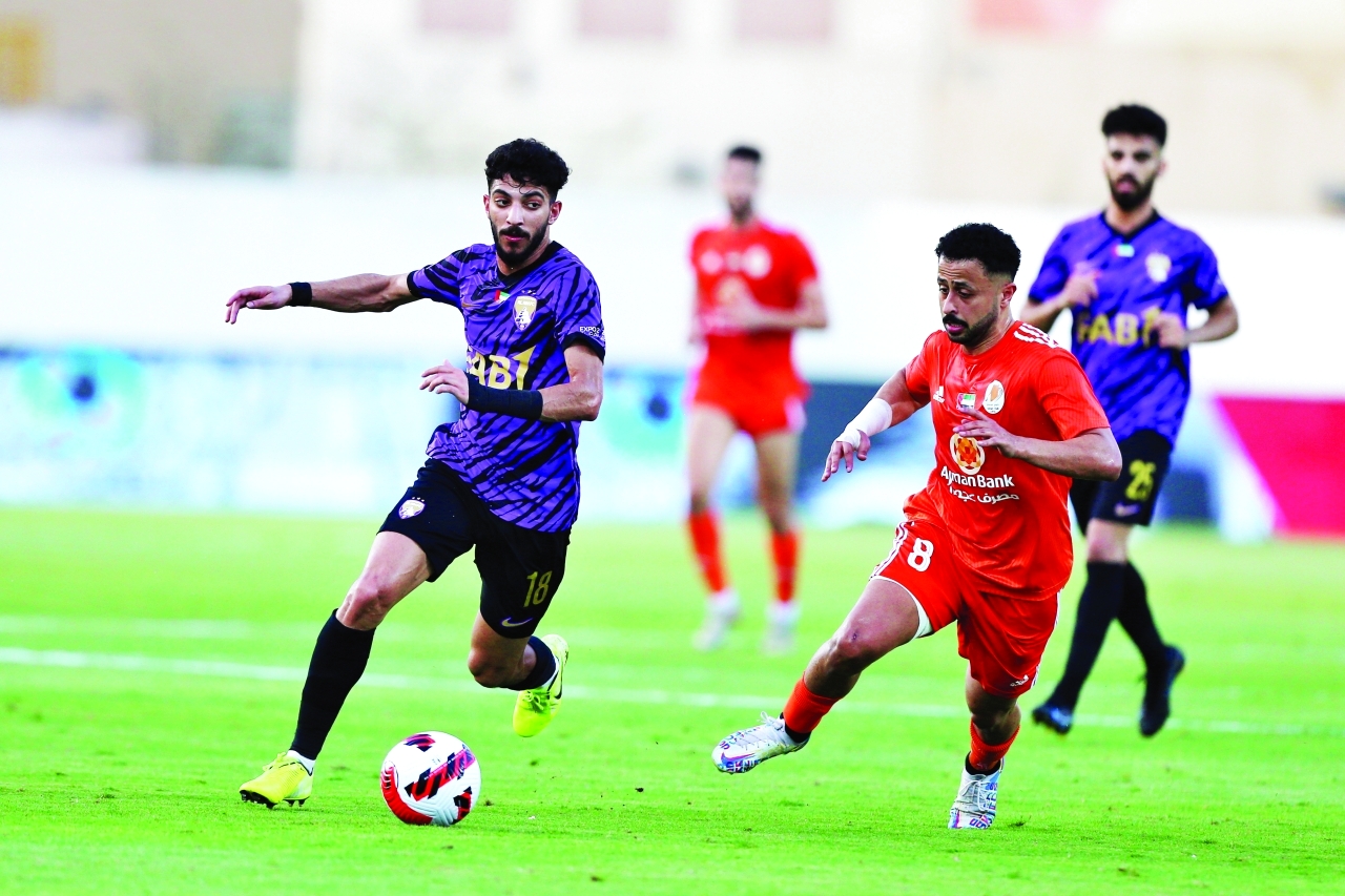 "العين تغلب على عجمان برباعية | تصوير: غلام كاركر"