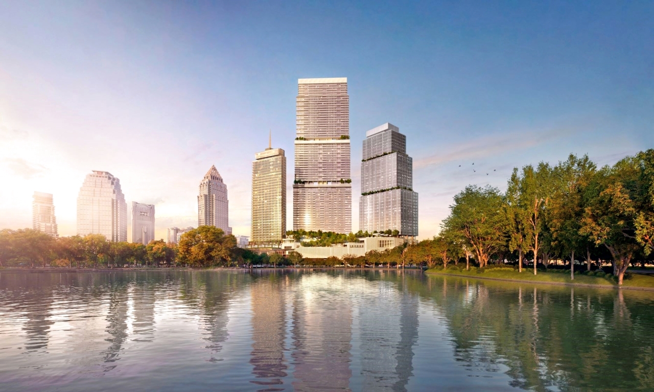 "مجسم هندسي لمباني مشروع «دوسيت سنترال بارك»  |  البيان"