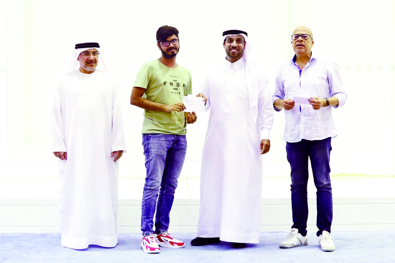 "جانب من مراسم التتويج | البيان"