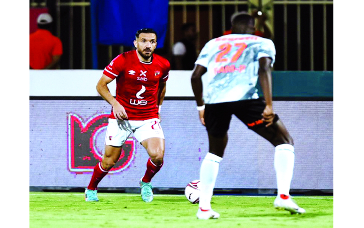 "جانب من مباراة الأهلي وفاركو | البيان"