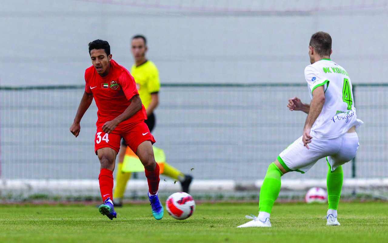 "شباب الأهلي يتألق في ثالث تجاربه بصربيا | البيان"