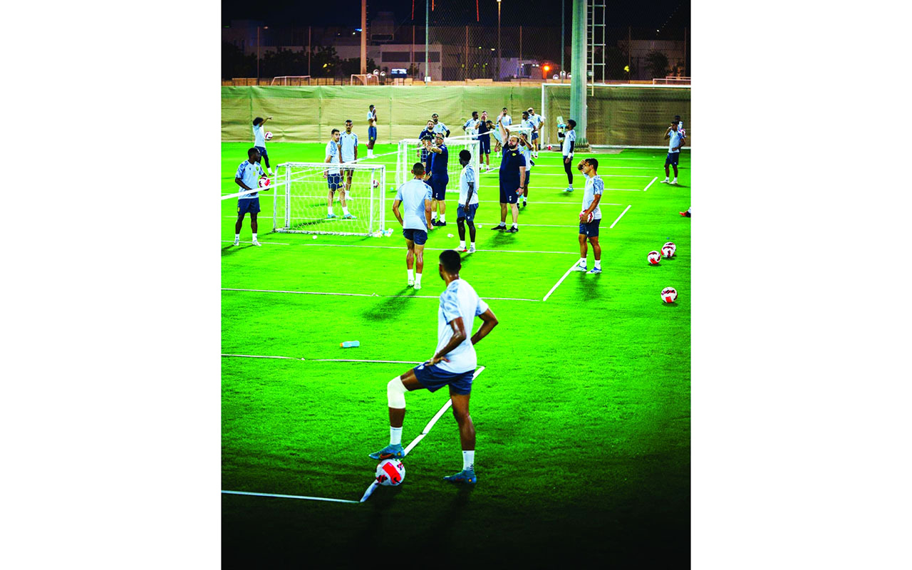 "جانب من تدريبات الوصل | البيان"