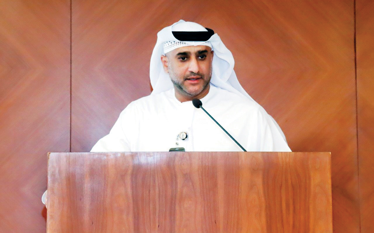 "المدير العام يلقي كلمته أمام مجلس الشباب"