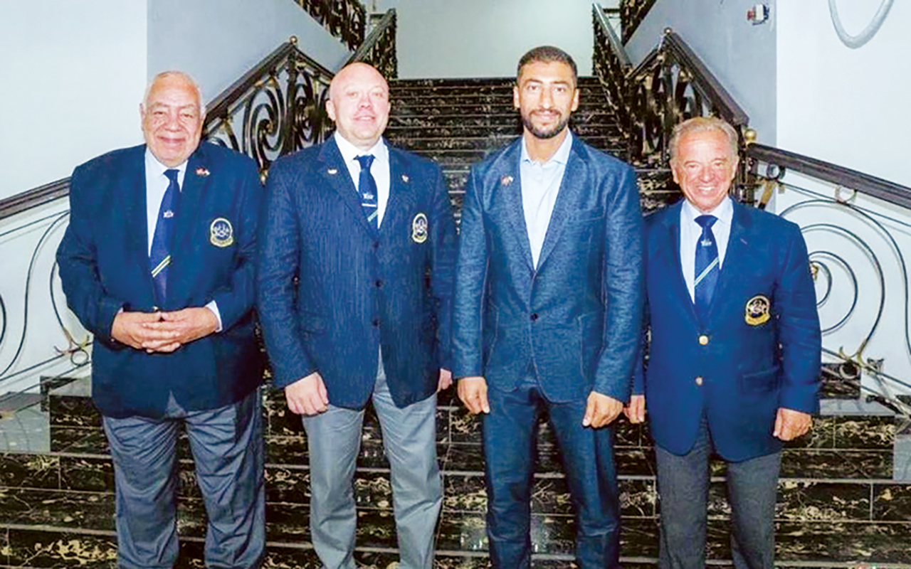 "رئيسا الاتحادين الدولي والإماراتي وفهيم"