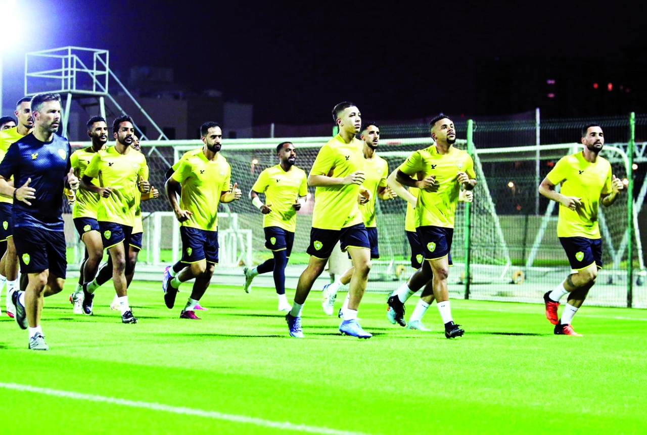 "جانب من تدريبات الوصل | البيان"