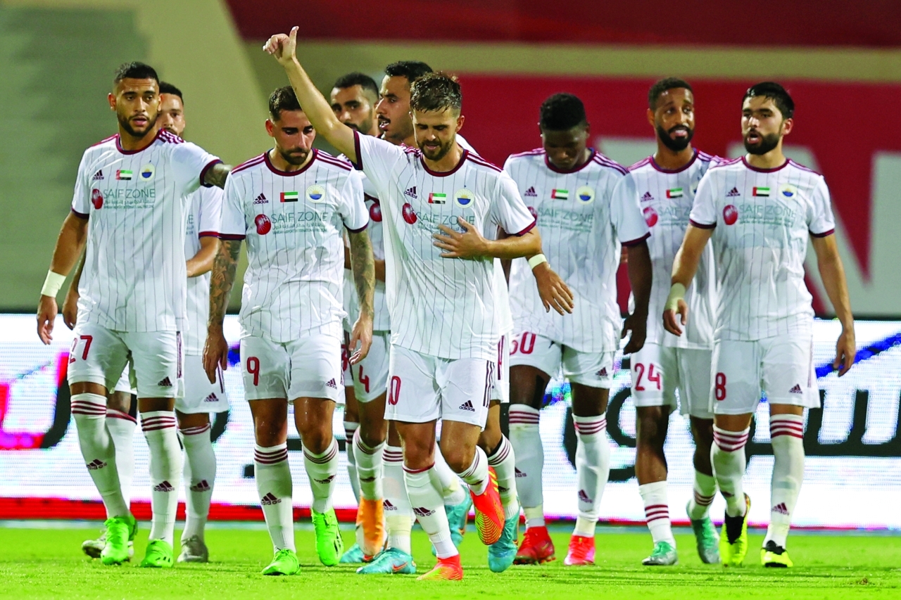 "الشارقة يقدم أداء قوياً | تصوير : سالم خميس"