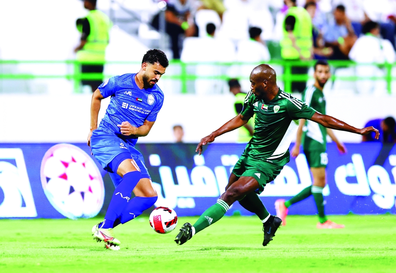 "جانب من لقاء خورفكان والنصر | تصوير: زيشان أحمد"