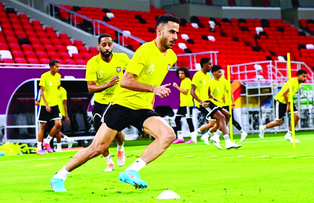 "جانب من تدريب سابق للمنتخب | أرشيفية"