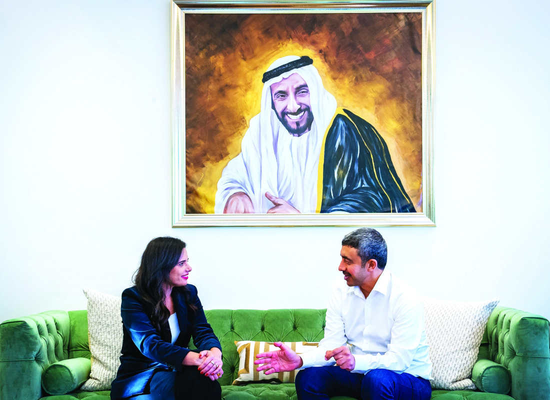 "سموه خلال استقباله وزيرة الداخلية"