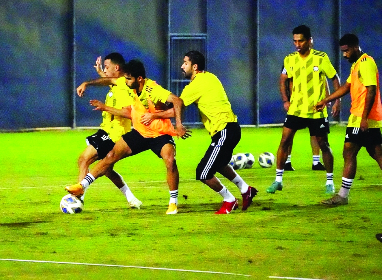 "من تدريبات سابقة للمنتخب الأولمبي | البيان"