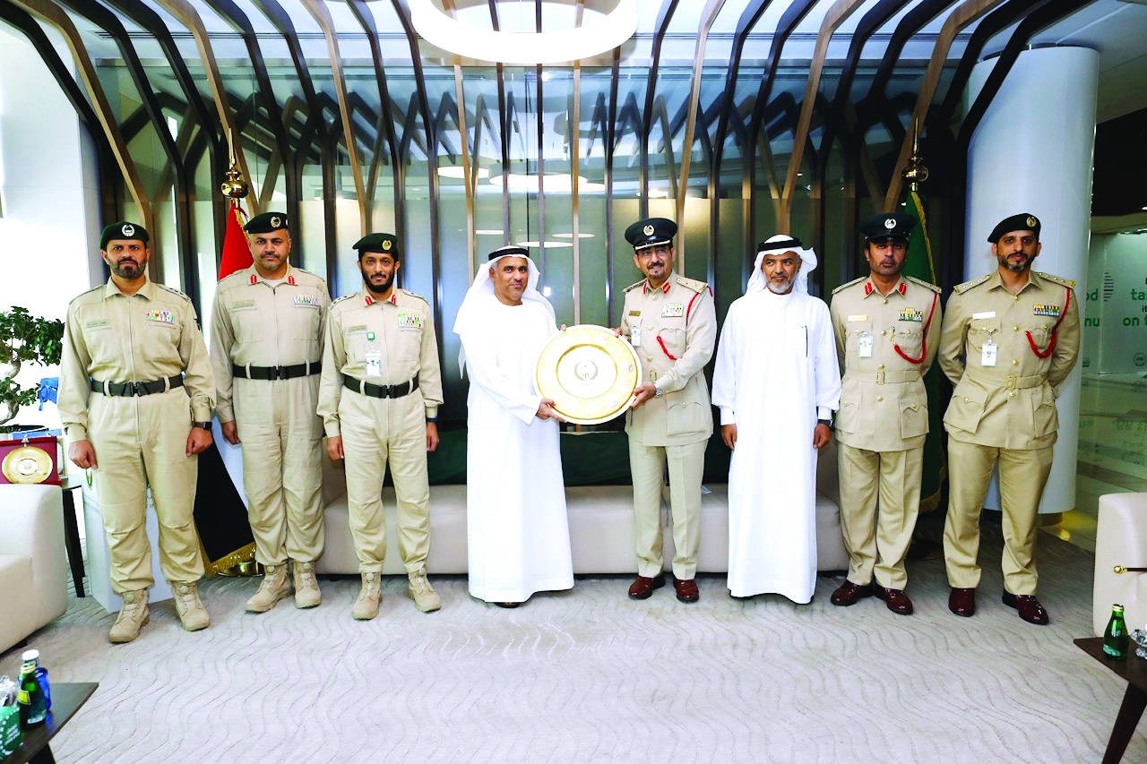"جانب من مراسم التتويج | البيان"
