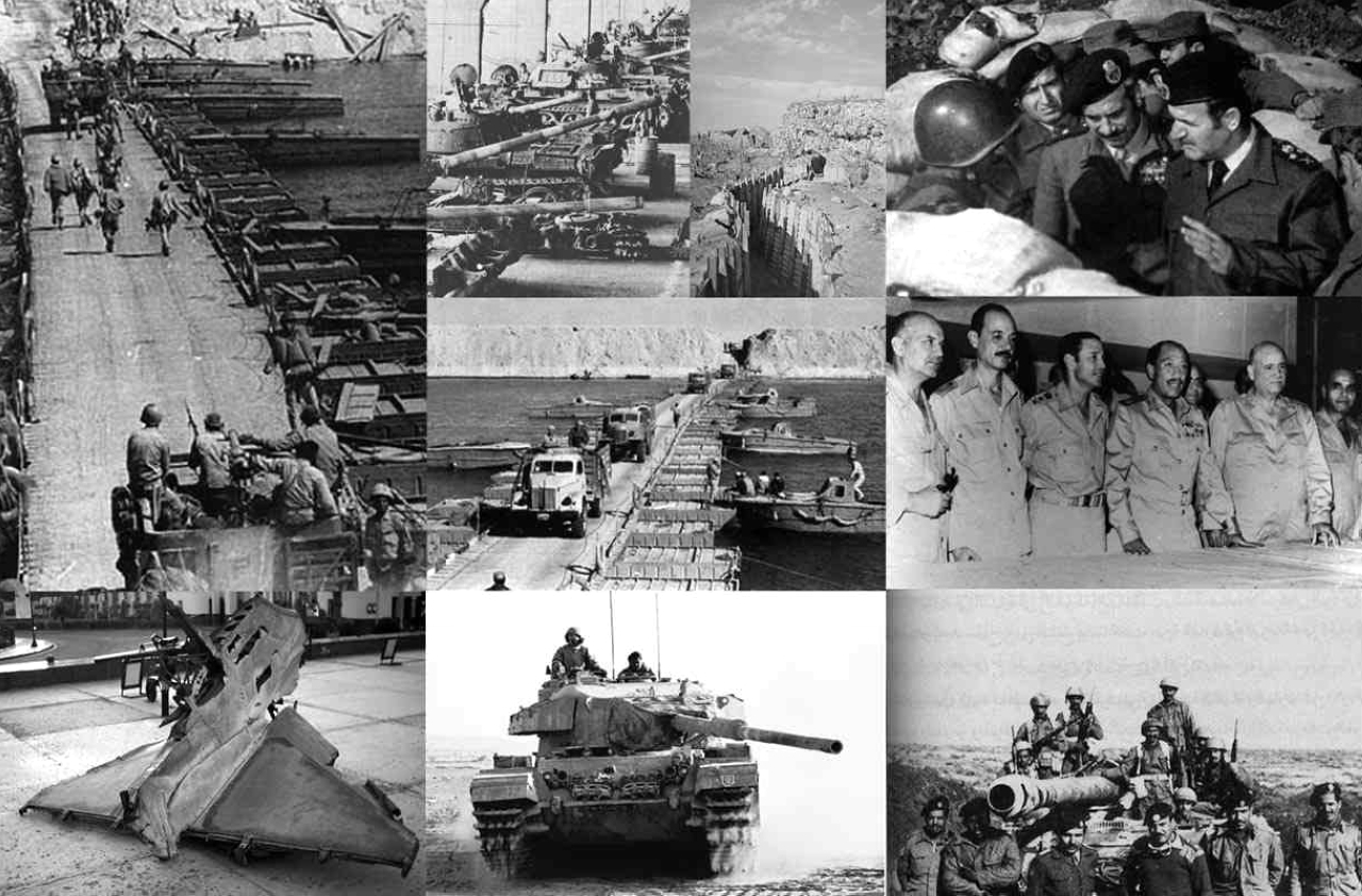 "1973القوات العراقية تدخل في حرب أكتوبر إلى جانب مصر وسوريا."