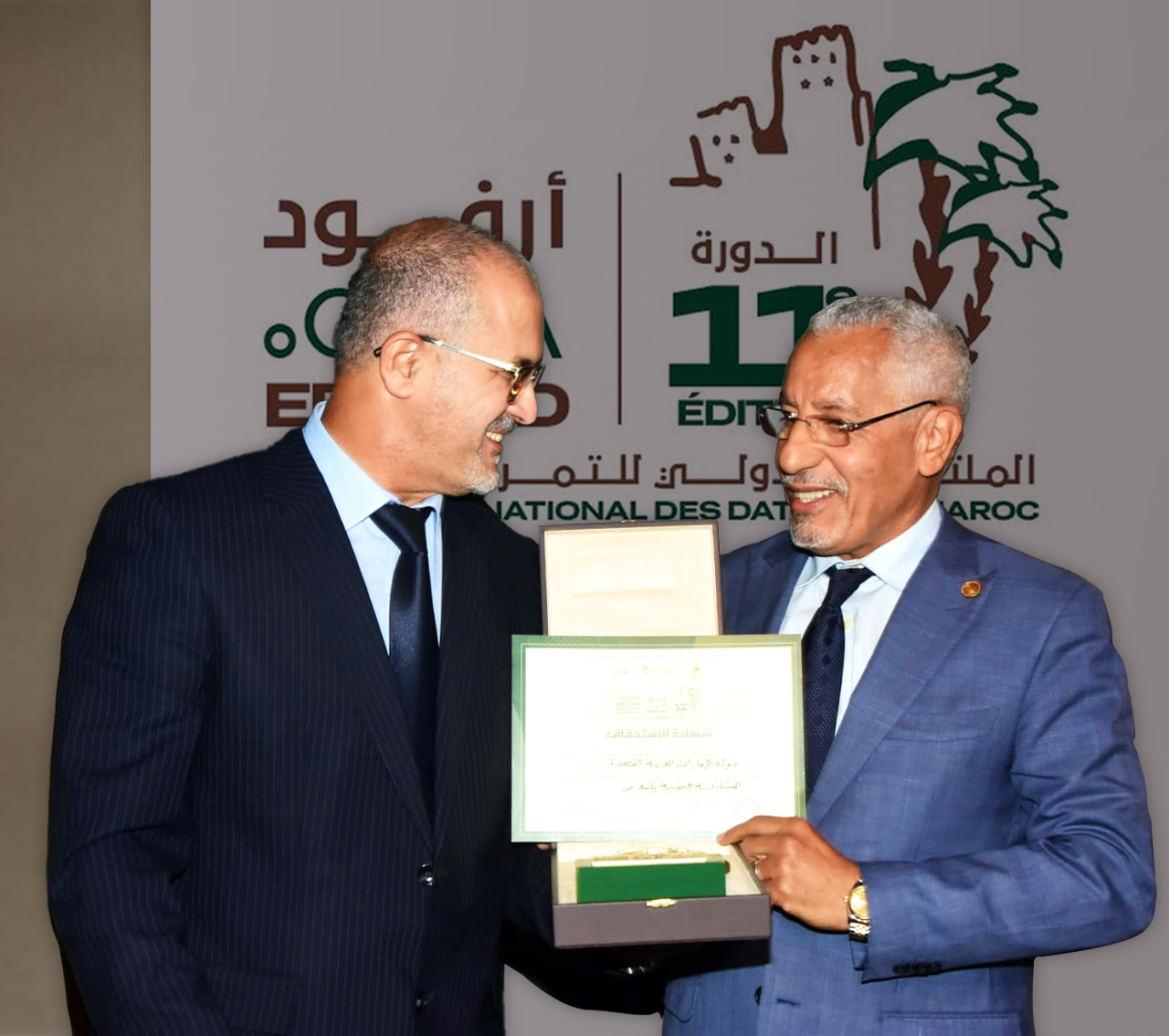 الإمارات تفوز بجائزة أفضل جناح في الملتقى الدولي للتمور بالمغرب