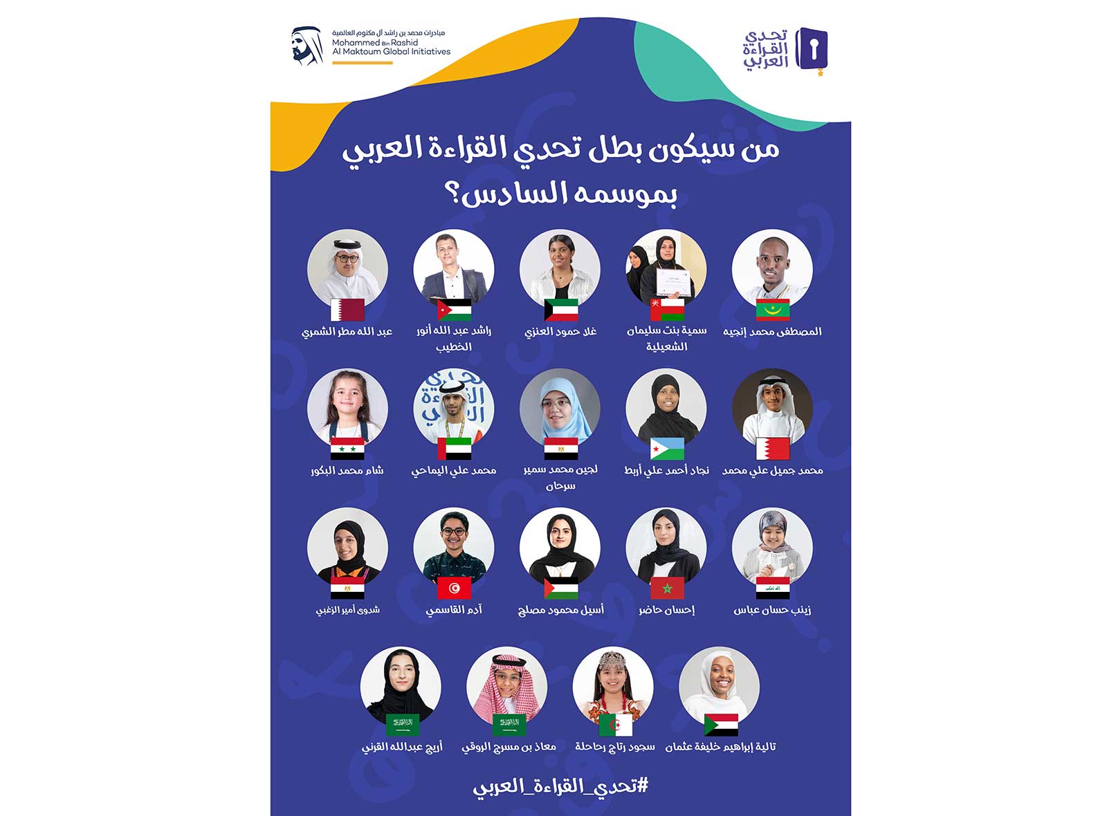 من سيكون بطل تحدي القراءة العربي في دورته السادسة؟