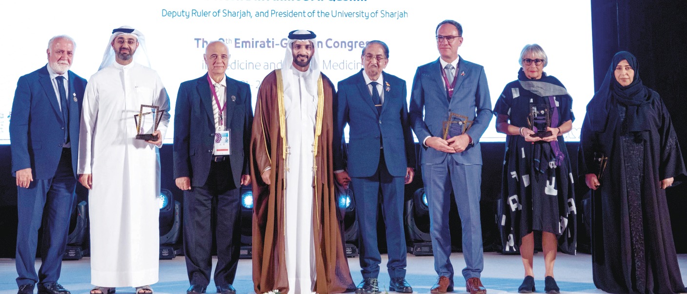 سلطان بن أحمد يفتتح المؤتمر الإماراتي الألماني التاسع للطب وطب الأسنان