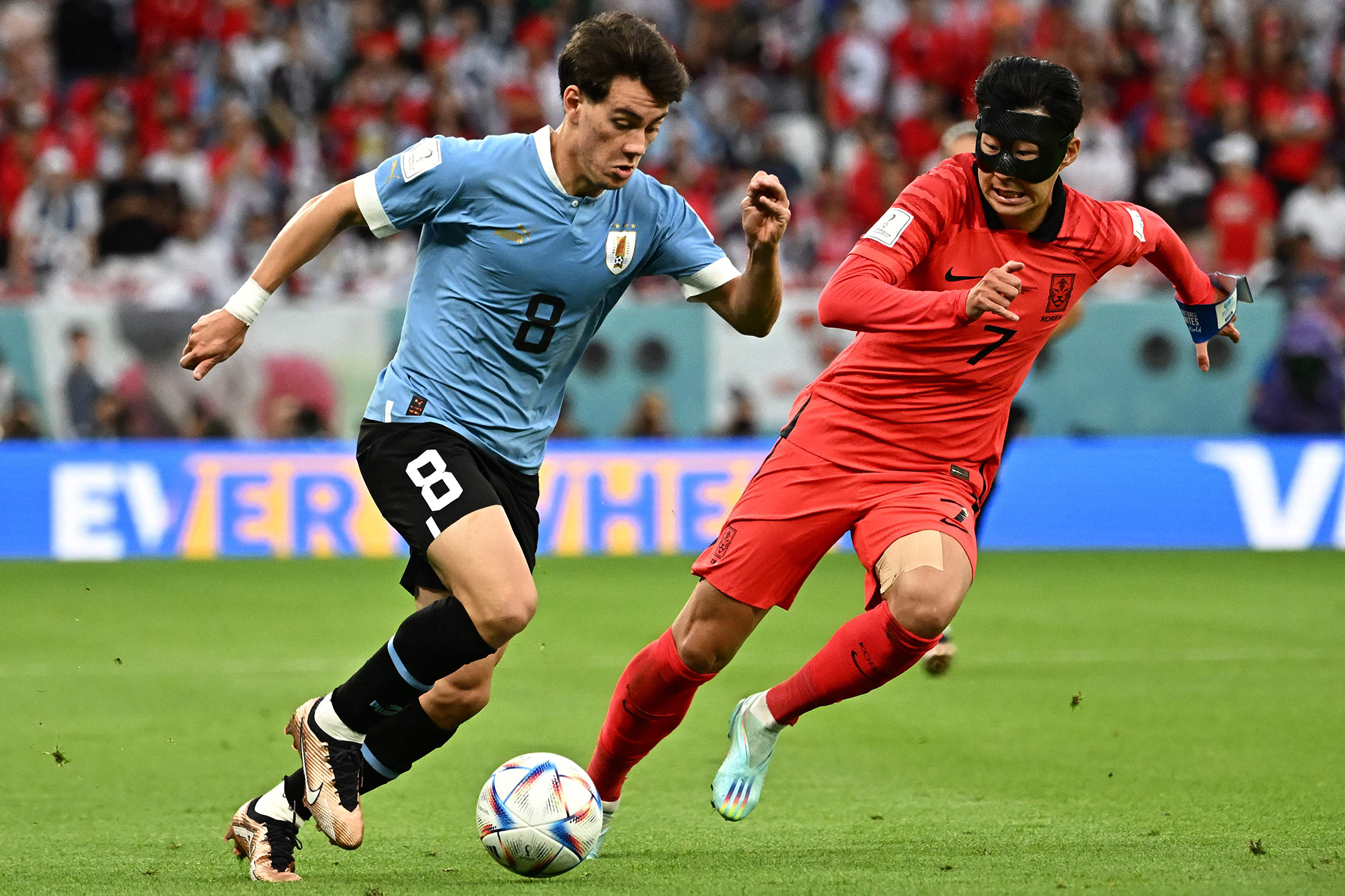 كأس العالم 2022.. التعادل السلبي يحسم نتيجة مباراة أوروغواي وكوريا الجنوبية