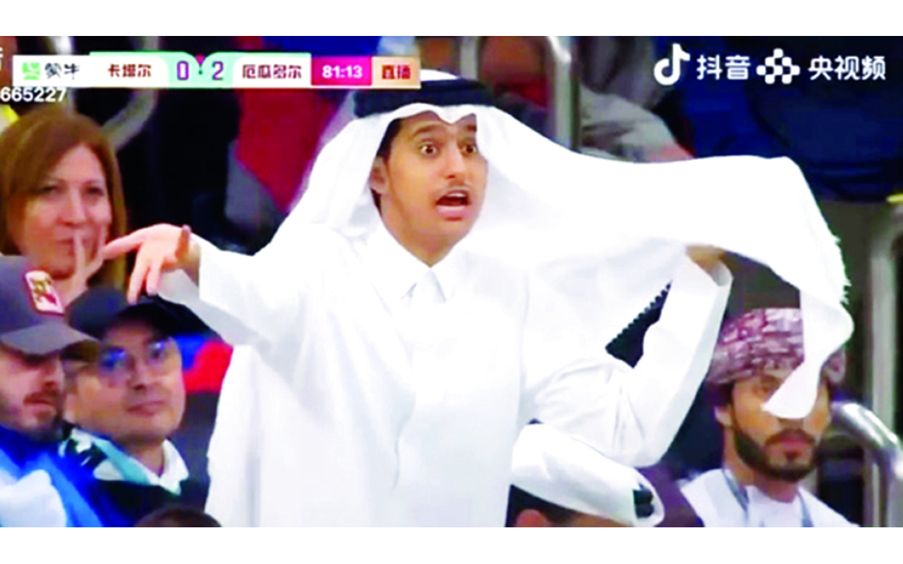 مشجع قطري «ترند» في بلد المليار ونصف المليار نسمة