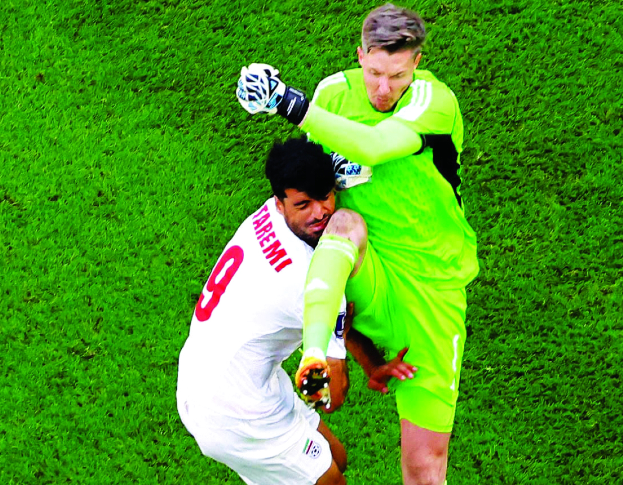 "حارس ويلز أمام إيران"