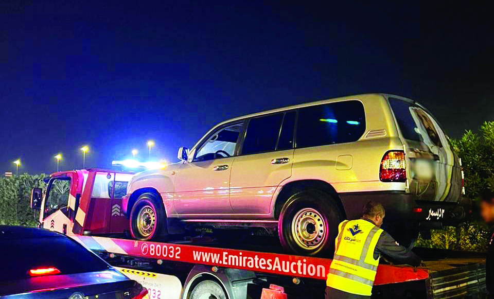 شرطة دبي تحجز 132 مركبة أحدثت فوضى خلال احتفالات عيد الاتحاد