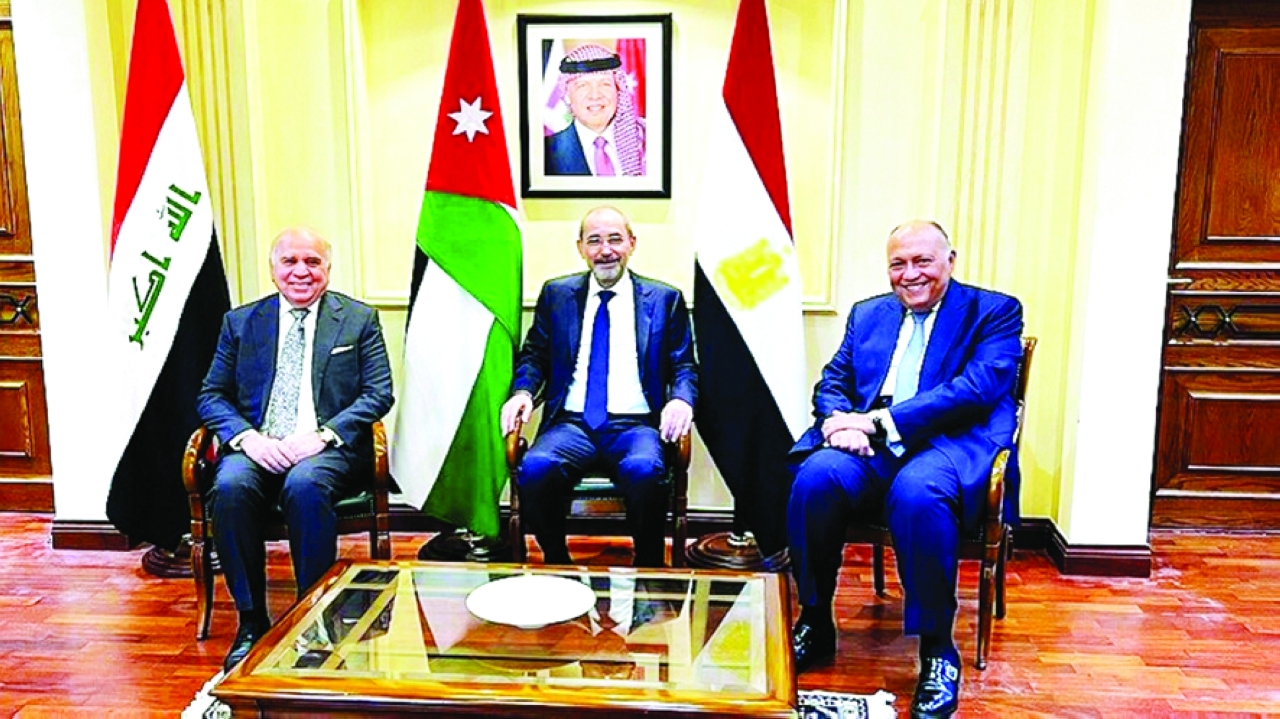 لقاءات ثلاثية بين الأردن ومصر والعراق تمهيداً للقمة الإقليمية