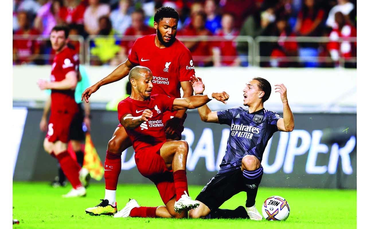 "ليفربول لم يحافظ على التقدم أمام ليون | تصوير |: سالم خميس"