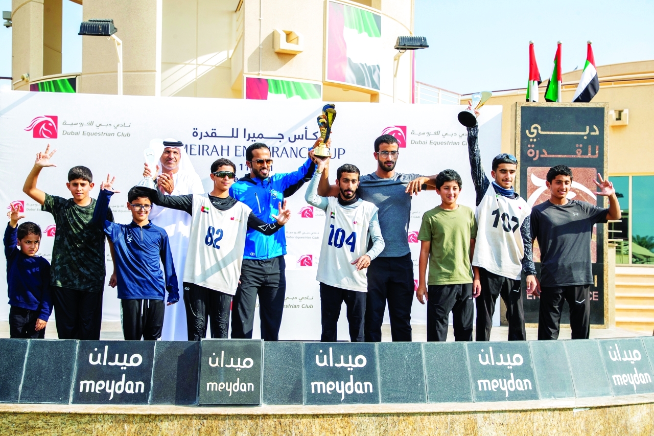 "محمد العظب يتوج أبطال كأس جميرا للقدرة | تصوير: غلام كركر"