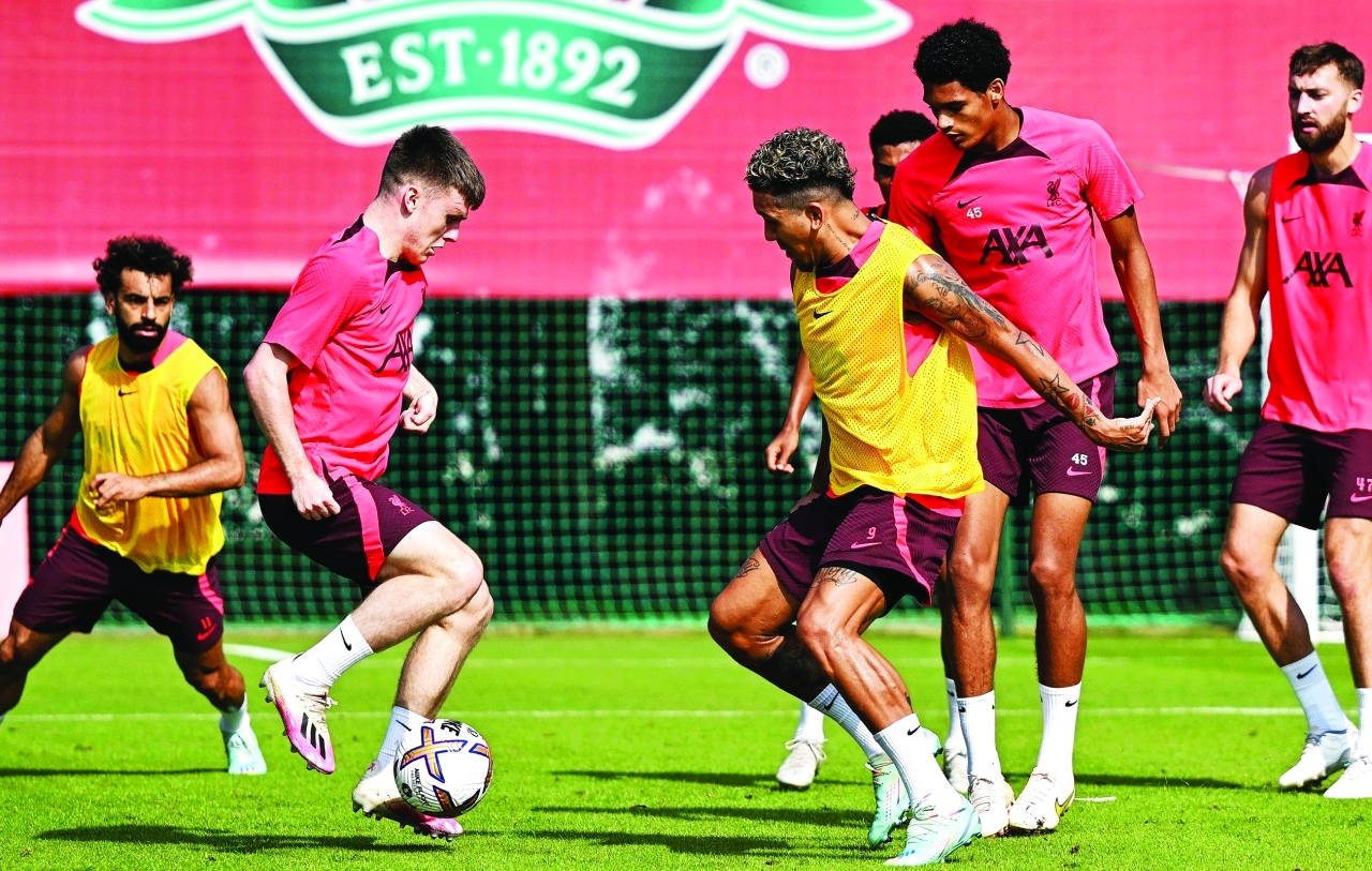 "ليفربول خلال تحضيراته في معسكر دبي | البيان"