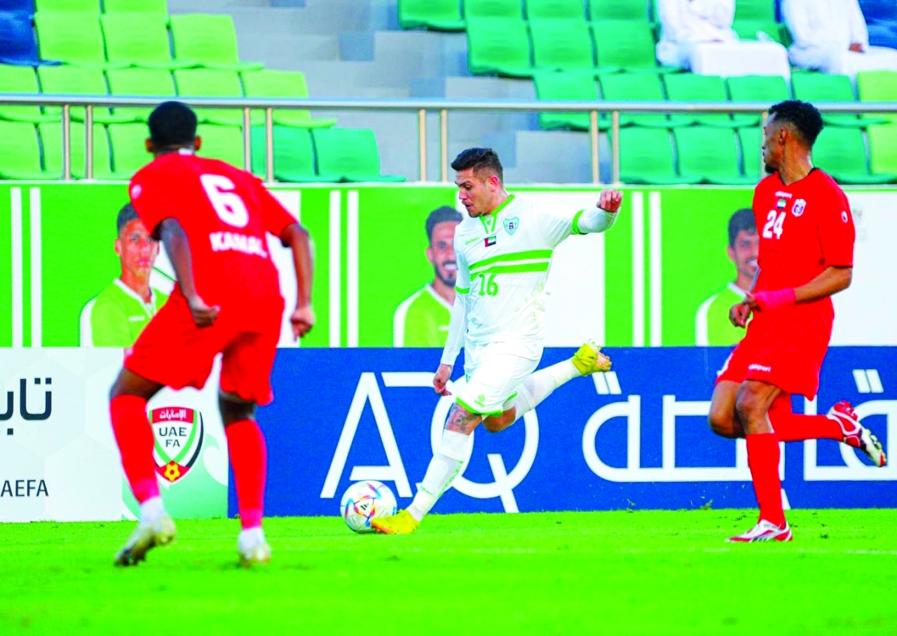 "جانب من مباريات دوري الهواة | البيان"