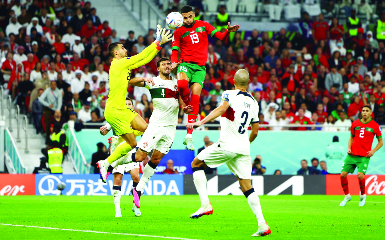 "المغرب قدمت بطولة استثنائية وتخطت كبار أوروبا  |  أ ف ب"