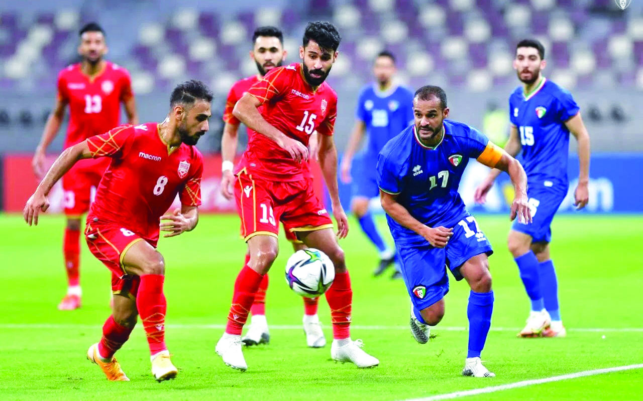 "لقطة من إحدى مباريات منتخب الكويت | أرشيفية"