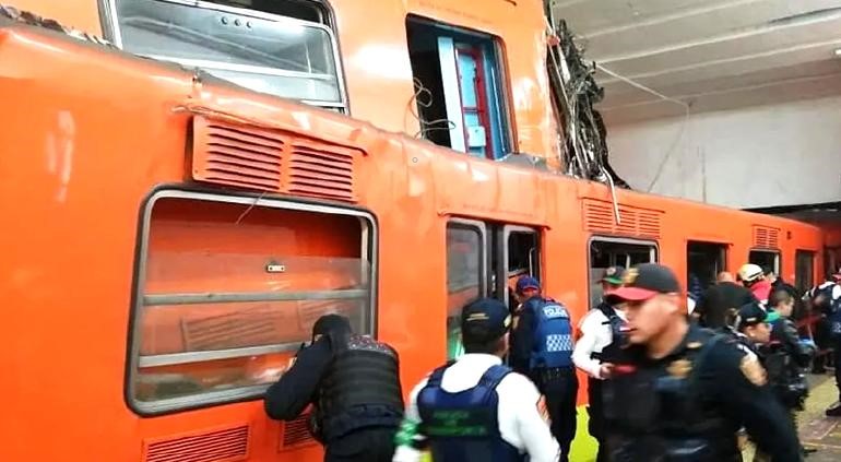مقتل شخص وإصابة 10 جراء حادث بمترو مكسيكو سيتي
