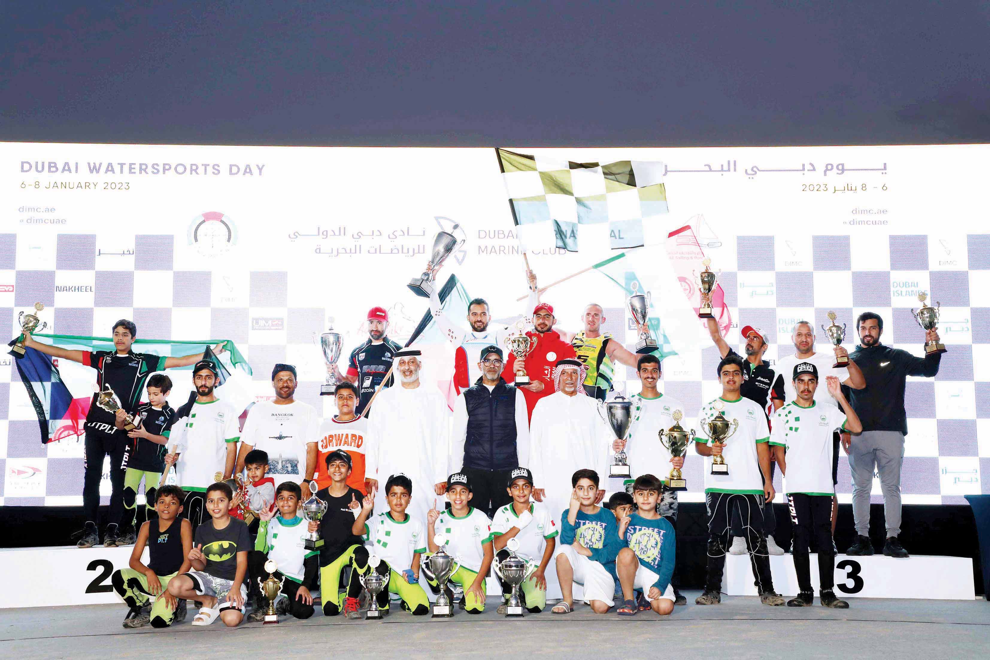 أبطال الإمارات يسيطرون على ألقاب سباق دبي الدولي